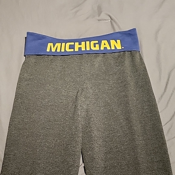 Michigan Blue and Gray Yoga Pants - Picture 3 of 10